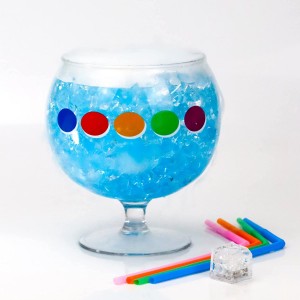 Charmlite Top Sale 50oz Plastic Fish Bowl Cocktail Custom Shatterproof Fish Bowl Cup With Straw