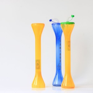 Charmlite Party Plastic Long Neck Slush Yard Cup With Straw – 24 oz / 700 ml
