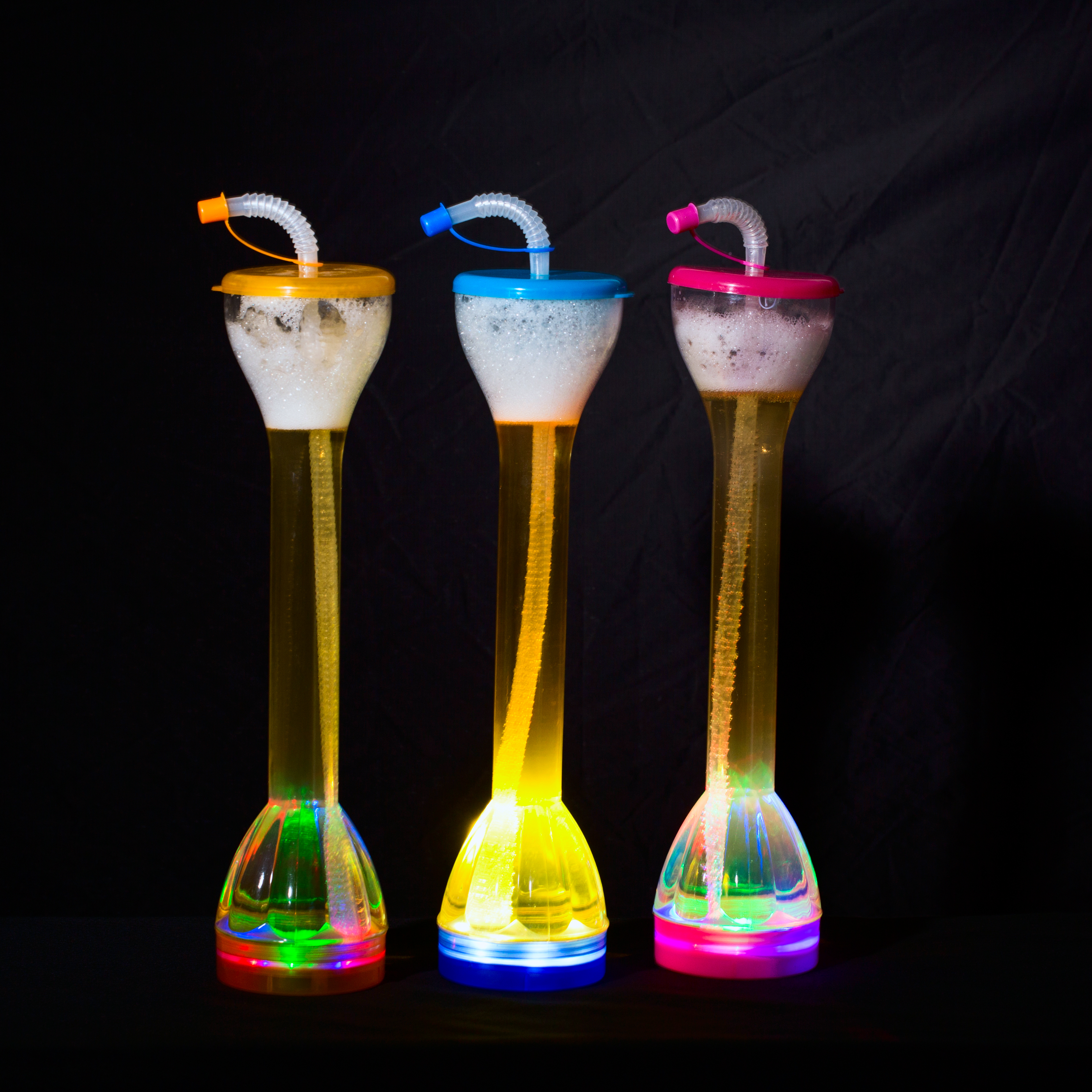 Rapid Delivery for Unique Design Beer Glasses - Charmlite Stylish Fun LED Drinking Glow Cup With Straw – 24 oz / 700 ml – Charmlite