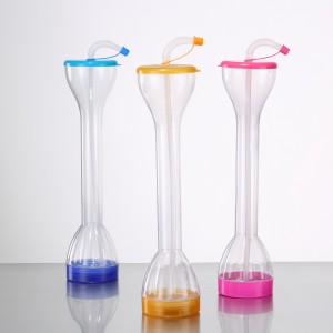 Charmlite Stylish Fun LED Drinking Glow Cup With Straw – 24 oz / 700 ml
