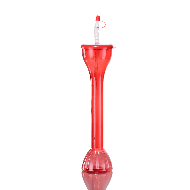 Excellent quality Clear Plastic Yard Glass - Charmlite BPA-Free Plastic Slush Yard Cup With Straw – 22 oz / 650ml – Charmlite