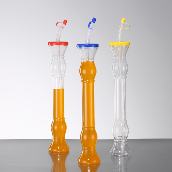 Ordinary Discount Plastic Yard Cups Slush Bottle - Charmlite Shatterproof Plastic Yard Cup With Straw – 16 oz / 450ml – Charmlite