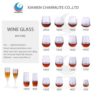 OEM China Color wine glasses