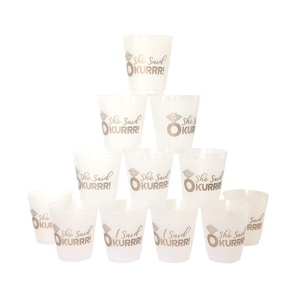 Charmlite PP Material Stadium Plastic Juice Cups Hard Plastic Cup with In Mold Label 1