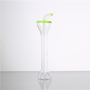 Charmlite Eco-friendly Plastic Yard Cup With Straw – 22 oz / 650ml