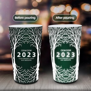 Auto-sensing 12oz/14oz/16oz Led Tumbler Multicolor Glow In The Dark Led Light Up Cup For Parties