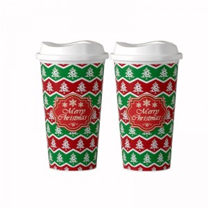 Reusable Plastic Travel Cups Mugs, Tumbler for Hot Cold Drinks, Travel Cup to Go Coffee Cup