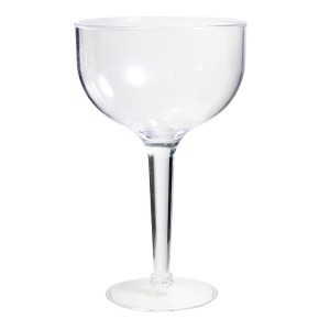 Charmlite Large Size Plastic Margarita Glass Cups Party Decoration  Cocktail Cups, Theme for Carnivals 55oz