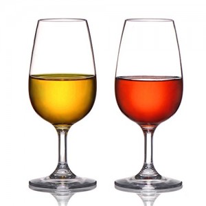 Charmlite High Transparent Clear Tritan Wine Glass Shatterproof Thick Base Wine Glass – 7oz