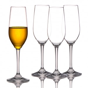 100% Tritan – Shatterproof, Reusable, Dishwasher Safe Drink Glassware Indoor Outdoor Unbreakable Plastic Champagne Glasses