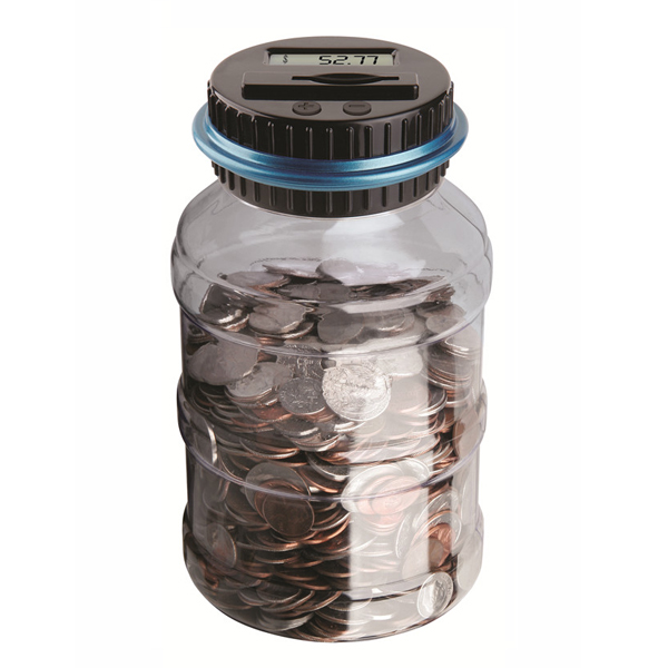 Cheapest Factory Big Plastic Ice Bucket - Digital Coin Counting Money Jar – Charmlite