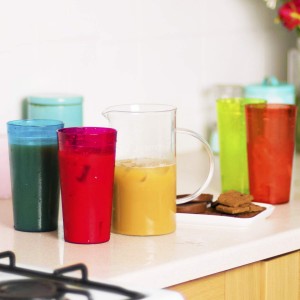 Charmlite Cafe 20-ounce Break-Resistant Plastic Restaurant-Style Acrylic Beverage Tumblers  – 20oz