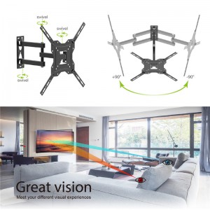 32 TV Wall Mount Full Motion with CE Certification
