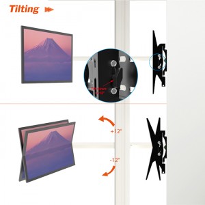 China Manufacturer for Ceiling Swivel Tilt Flat Screen TV Bracket Mount with Remote Control