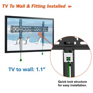 China wholesale TV Unit TV Bracket Tilt TV Wall Mount for Most 26″-55″ Flat LCD Tvs