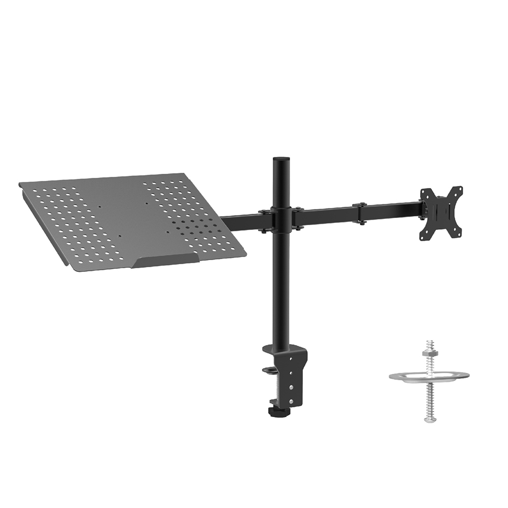 Monitor Arm with Laptop Stand