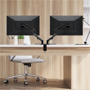 CE Certification Extendable Tv Wall Mount Manufacturers –  Dual VESA Mount Monitor Arm with CE Certification – CHARM-TECH