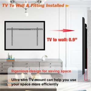 OEM/ODM Manufacturer Wholesale Economy Cheap Large Heavy Duty Tilt LED LCD TV Wall Mount Bracket for 60′′~120′′ TVs