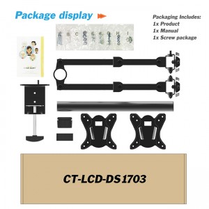 Wholesale Discount Cheap Office Computer Desk Adjustable Articulating Monitor Arm Stand