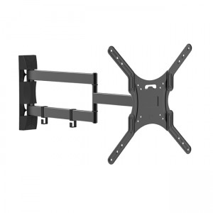 Factory Directly supply Frank TV Wall Mount for 17″ to 43-Inch Screens up to 77 Lbs Full Motion Arm Fk-Np25 Black
