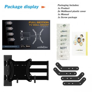 Cheap PriceList for Ultra Slim Folding Full-Motion Swivel Articulating TV Wall Mount Bracket