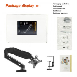 Reasonable price for Adjustable Monitor Desk Mount with Laptop Holder Table Monitor Arm