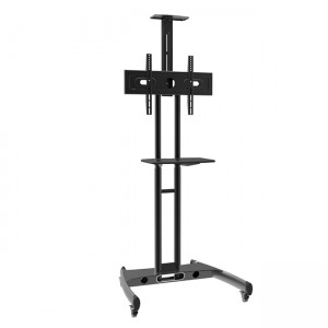 Quoted price for Charmount TV Cart Height Adjustable Mobile TV Trolley Wheels Universal Floor TV Stand