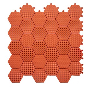 CHAYO Anti-slip Interlocking PVC Floor Tile K9 ශ්‍රේණිය