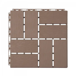 Interlocking Floor Tiles PP Wood Plastic Non-Slip Polypropylene Garden Yard K12-01