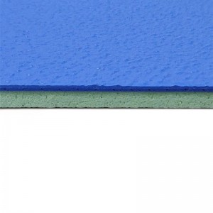 Sports PVC Flooring Luxury Single Color Vinyl Plastic Floor Badminton Court CY-J52091