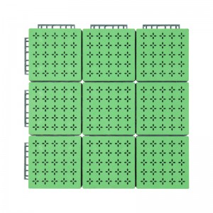 Висок клас двуслойни и двуслойни свързващи се спортни подови плочки – Starry