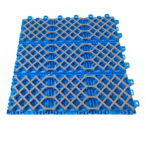 Interlocking Sports Floor Tiles High-Density Solid Rubber Construction K10-1313