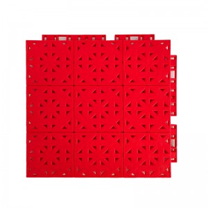 Заключващи се пластмасови винилови подови плочки за премахване на квадрати на нашата врата