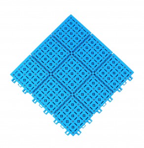 [K10-1313] PP Interlocking Floating Tile Plastic Modular Vinyl Sports snap Flooring tiles