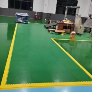 Industrialis & Commercialis usus Anti-lapsus interlocking PVC Floor Tile