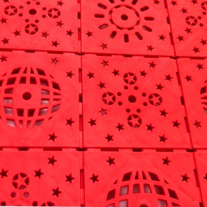 [K10-1311] Kindergarten Interlocking PP Plastic Floor Tiles for Outdoor Sports Court
