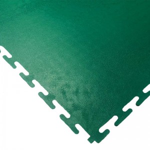 Alamanuia & Fefa'ataua'iga fa'aoga Anti-slip Interlocking PVC Floor Tile