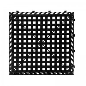 Car Wash PP Interlocking Floor Tile Locking Square Vinyl Paving Tiles40X40cm