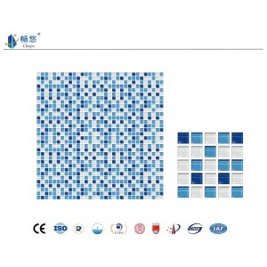 CHAYO Liner-Mosaic PVC ផ្ទាល់ខ្លួន និងប្ដូរតាមបំណង
