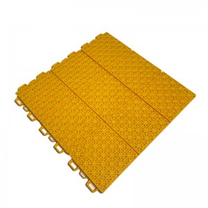 Modular Interlocking PP Sports Square Vinyl Floor Tiles 34X34cm
