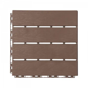 Tipo de deck de plástico de madeira PP ladrilho de intertravamento para pavimentação de piso de varanda de pátio