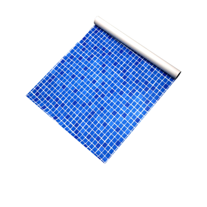 [A-108] CHAYO PVC Liner- Graphic Series Blue Mosaic