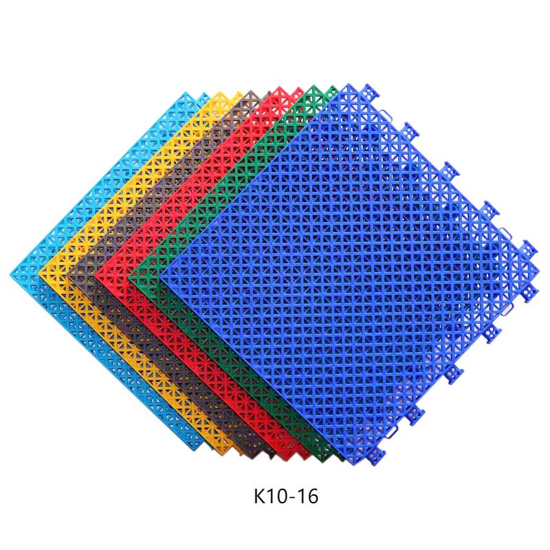 Interlocking Floor Tile PP Diamond Grid for Sports Court Kindergarten K10-16