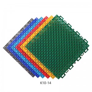PP Interlocking Floor Tile Para sa Sports Court Kindergarten-Star Grid