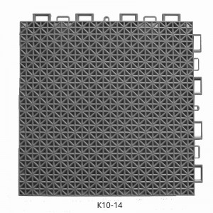 [K10-11] PP Interlocking Floor Tile For Sports Court Kindergarten-Star Grid