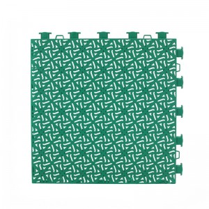 Interlocking Floor Tile PP Lucky Pattern for Sports Court Kindergarten K10-461
