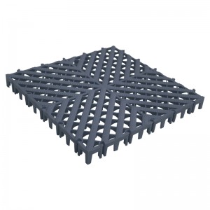 ហាង 4S យានដ្ឋាន លាងរថយន្ត Interlocking PP Floor Tile