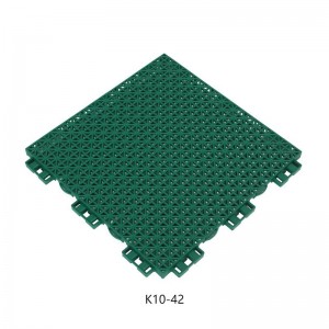 [K10-42] Interlocking PP Floor Tile For Sports Court Kindergarten-Star Mesh (hard)