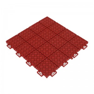 [K10-48] Interlocking PP Floor Tile For Sports Court Kindergarten-Star Grid II