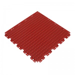 [K10-44] Interlocking PP Floor Tile For Sports Court Kindergarten-Double Layer Star Mesh